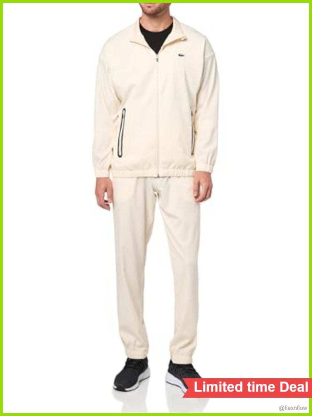 Men's Tennis Taffeta Tracksuit Recycled Polyester Stretch 2-Piece Set